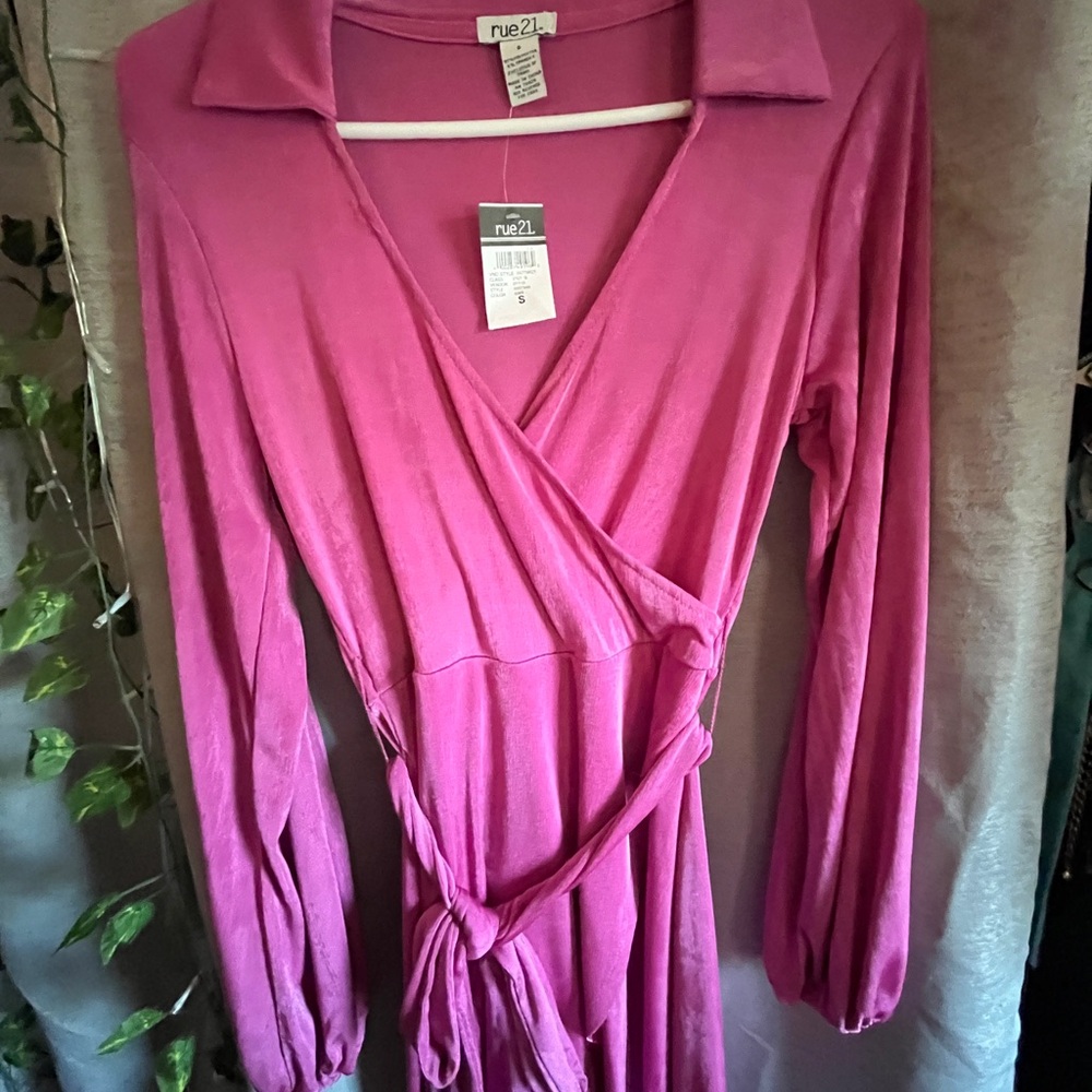 Rue21 Pink Wrap Dress